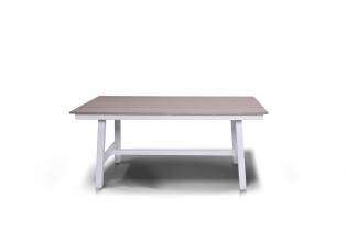 MR1000389 стол обеденный из ДПК, каркас алюминиевый